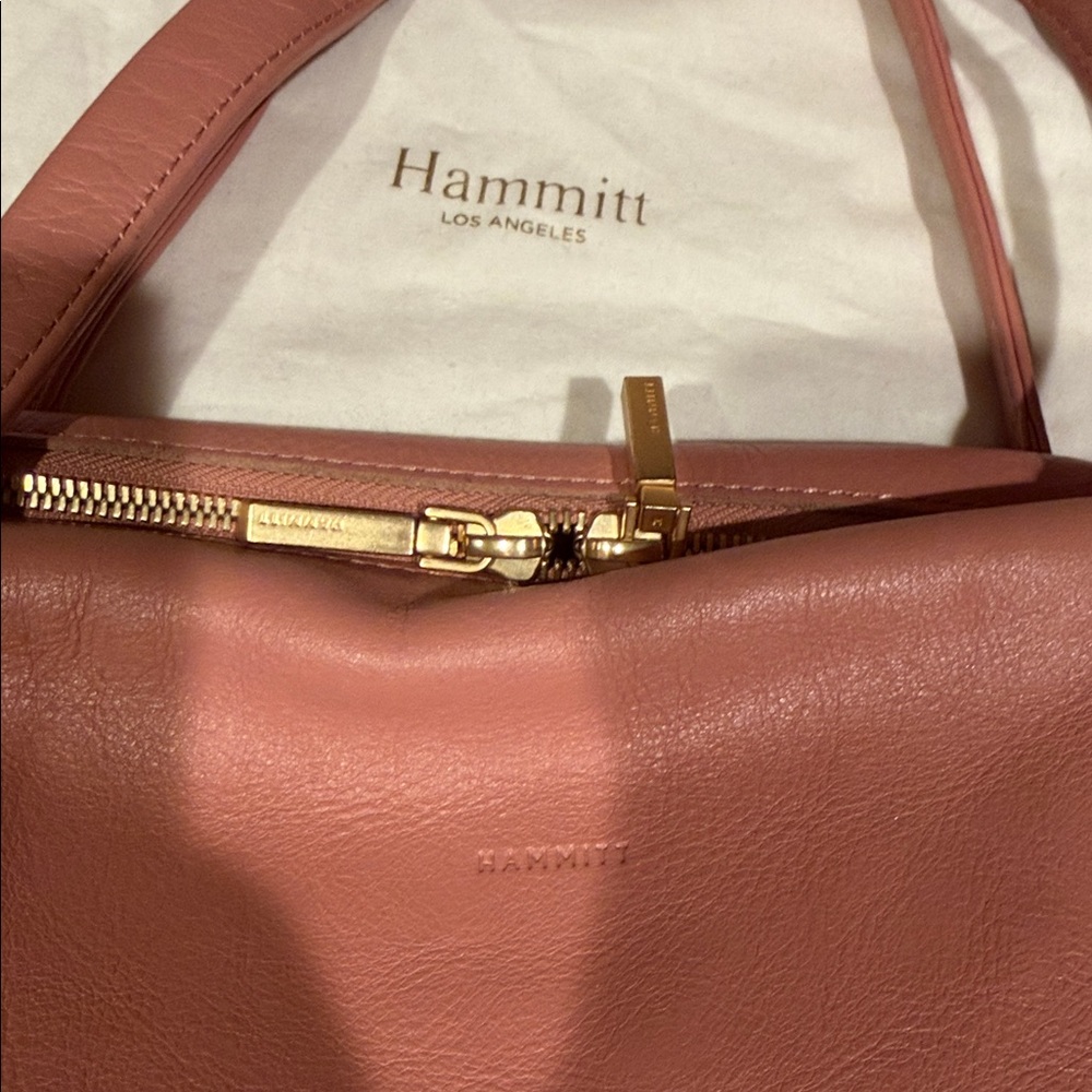 Hammitt Daniel Large Pink Sands Brushed Gold Bag 2023 Limited Edition - Picture 3 of 8